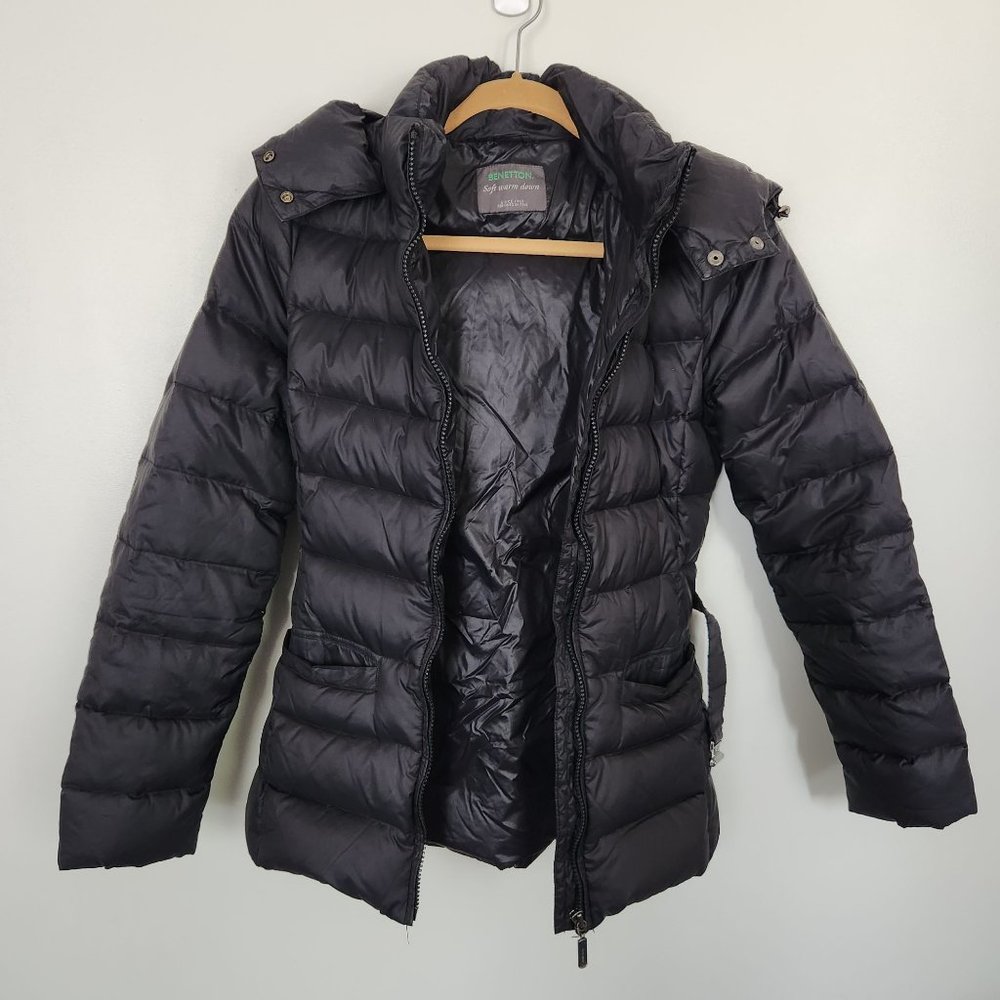 Benetton Soft Warm Down Puffer Coat Size 4